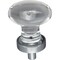 Jeffrey Alexander 1-1/4" Overall Length Polished Chrome Football Glass Harlow Cabinet Knob G110PC - alternate 4